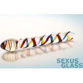 Стеклянный фаллос с гладкой головкой - 25 см. - Sexus купить с доставкой в интернет-магазине Orgasmix в Нефтекамске Стеклянный фаллос с гладкой головкой - 25 см. - Sexus