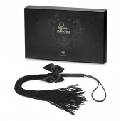 Чёрная плётка Lilly Whip Bijoux - Bijoux Indiscrets - купить с доставкой в Нефтекамске
