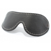 Кожаная маска на глаза - БДСМ Арсенал - купить с доставкой в Нефтекамске