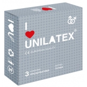 Презервативы с точками Unilatex Dotted - 3 шт. - Unilatex - купить с доставкой в Нефтекамске