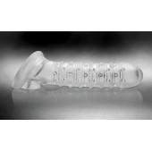 Утолщающая ребристая насадка на пенис - Доминирующее кольцо - в Нефтекамске купить с доставкой