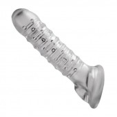 Утолщающая ребристая насадка на пенис - Доминирующее кольцо - в Нефтекамске купить с доставкой