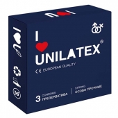 Ультрапрочные презервативы Unilatex Extra Strong - 3 шт. - Unilatex - купить с доставкой в Нефтекамске