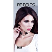 Чёрный чокер-кляп Iman Black - Rebelts - купить с доставкой в Нефтекамске