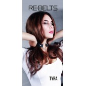 Чёрный кожаный чокер-кляп Tyra Black - Rebelts - купить с доставкой в Нефтекамске