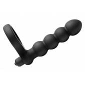Насадка для двойного проникновения Double Fun Cock Ring with Double Penetration Vibe - XR Brands - в Нефтекамске купить с доставкой