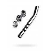 Металлический анальный душ с тремя насадками - ToyFa - купить с доставкой в Нефтекамске