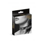 Узенький ошейник из полиуретана с кольцом - Bijoux Pour Toi - купить с доставкой в Нефтекамске