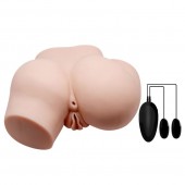 Телесный полуторс с двумя любовными тоннелями и вибрацией - Baile - в Нефтекамске купить с доставкой