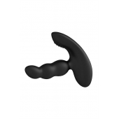 Черный силиконовый стимулятор простаты Levett Nitoc с пультом ДУ - Levett - в Нефтекамске купить с доставкой