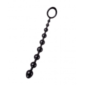 Черная анальная цепочка A-toys - 28,3 см. - A-toys в Нефтекамске Черная анальная цепочка A-toys - 28,3 см. - A-toys