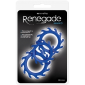 Набор из 3 синих эрекционных колец Renegade Gears - NS Novelties - в Нефтекамске купить с доставкой