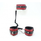 Кожаный БДСМ-набор - БДСМ Арсенал - купить с доставкой в Нефтекамске