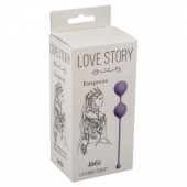 Фиолетовые вагинальные шарики Love Story Empress Lavender Sunset - Lola Games