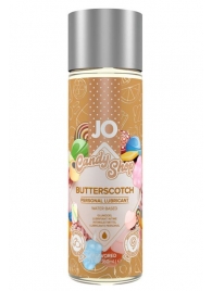 Смазка на водной основе Candy Shop Butterscotch с ароматом ирисок - 60 мл. - System JO - купить с доставкой в Нефтекамске