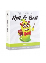 Стимулирующий презерватив-насадка Roll   Ball Apple - Sitabella - купить с доставкой в Нефтекамске