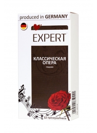 Гладкие презервативы Expert  Классическая опера  - 12 шт. - Expert - купить с доставкой в Нефтекамске