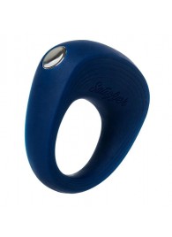 Синее эрекционное кольцо на пенис Satisfyer Ring 2 - Satisfyer - в Нефтекамске купить с доставкой
