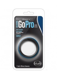 Черно-синее эрекционное кольцо Silicone Go Pro Cock Ring - Blush Novelties - в Нефтекамске купить с доставкой