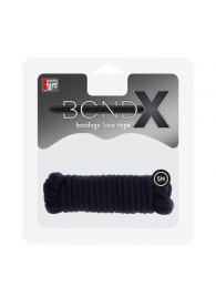 Чёрная веревка для связывания BONDX LOVE ROPE - 5 м. - Dream Toys - купить с доставкой в Нефтекамске