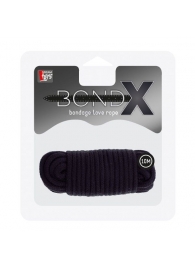 Черная веревка для связывания BONDX LOVE ROPE - 10 м. - Dream Toys - купить с доставкой в Нефтекамске