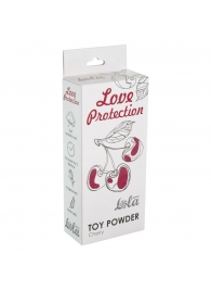 Пудра для игрушек Love Protection с ароматом вишни - 30 гр. - Lola Games - купить с доставкой в Нефтекамске