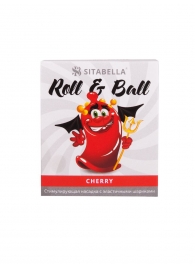 Стимулирующий презерватив-насадка Roll   Ball Cherry - Sitabella - купить с доставкой в Нефтекамске