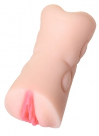 Телесный двусторонний мастурбатор Rich Fruit - вагина и анус - ToyFa - в Нефтекамске купить с доставкой