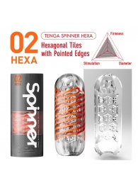 Мастурбатор SPINNER Hexa - Tenga - в Нефтекамске купить с доставкой