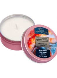 Массажная свеча  Фруктовая фантазия - БиоМед - купить с доставкой в Нефтекамске