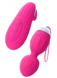 Розовые виброшарики TELLA с пультом-стимулятором - ToyFa в Нефтекамске Розовые виброшарики TELLA с пультом-стимулятором - ToyFa