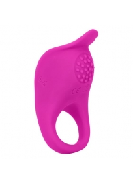 Ярко-розовое эрекционное виброкольцо Silicone Rechargeable Teasing Enhancer - California Exotic Novelties - в Нефтекамске купить с доставкой