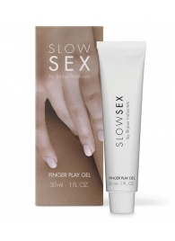 Гель для мастурбации с ароматом кокоса Slow Sex Finger Play Gel - 30 мл. - Bijoux Indiscrets - купить с доставкой в Нефтекамске