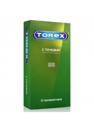 Текстурированные презервативы Torex  С точками  - 12 шт. - Torex - купить с доставкой в Нефтекамске