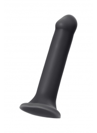 Черный фаллос на присоске Silicone Bendable Dildo XL - 20 см. - Strap-on-me - купить с доставкой в Нефтекамске