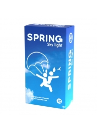 Ультратонкие презервативы SPRING SKY LIGHT - 12 шт. - SPRING - купить с доставкой в Нефтекамске