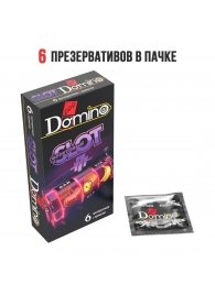 Ароматизированные презервативы DOMINO  Фруктовый слот  - 6 шт. - Domino - купить с доставкой в Нефтекамске