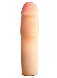 Телесная насадка-удлинитель на пенис PERFORMANCE 1.5INCH COCK XTENDER - 16 см. - Blush Novelties - в Нефтекамске купить с доставкой