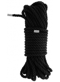 Черная веревка для бондажа BONDAGE ROPE - 10 м. - Dream Toys - купить с доставкой в Нефтекамске