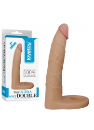 Телесная насадка-фаллоимитатор для двойного проникновения - 17 см. - Lovetoy - купить с доставкой в Нефтекамске