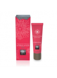 Возбуждающий интимный гель для двоих STIMULATION GEL Pomegranate   Nutmeg - 30 мл. - Shiatsu - купить с доставкой в Нефтекамске