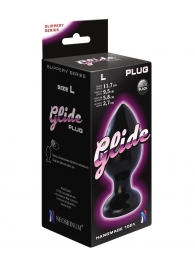 Черный анальный плаг Glide L - 11,7 см. - LOVETOY (А-Полимер) в Нефтекамске Черный анальный плаг Glide L - 11,7 см. - LOVETOY (А-Полимер)