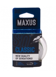 Классические презервативы в пластиковом кейсе MAXUS Classic - 3 шт. - Maxus - купить с доставкой в Нефтекамске