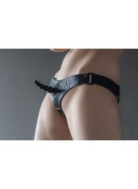 Черные трусики Better с анальной насадкой - 8 см. - Lola Games - купить с доставкой в Нефтекамске