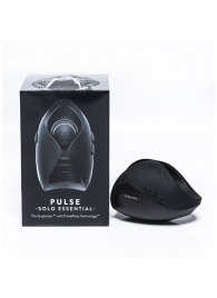 Черный инновационный мужской вибратор PULSE SOLO ESSENTIAL - Hot Octopuss - в Нефтекамске купить с доставкой