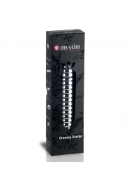 Рельефный фаллос для интенсивного электросекса Groovey George - 20 см. - MyStim - купить с доставкой в Нефтекамске