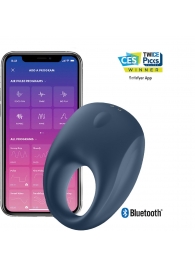 Эрекционное кольцо Satisfyer Strong One с возможностью управления через приложение - Satisfyer - в Нефтекамске купить с доставкой