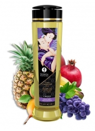 Массажное масло Libido Exotic Fruits с ароматом экзотических фруктов - 240 мл. - Shunga - купить с доставкой в Нефтекамске