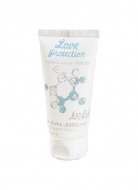 Увлажняющий лубрикант на водной основе Love Protection - 50 мл. - Lola Games - купить с доставкой в Нефтекамске