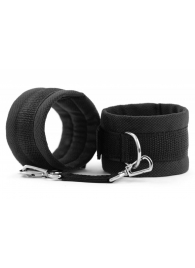 Черные наручники My rules на сцепке - БДСМ Арсенал - купить с доставкой в Нефтекамске